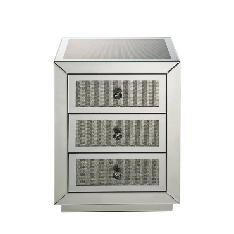 Noralie - Accent Table - Silver - Metal