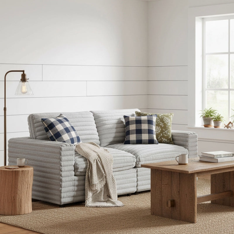 Jenny - 2 Piece Sofa Sectional - Gray