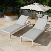 Load image into Gallery viewer, Outdoor Patio Chaise Lounge With 5 Reclining Positions
