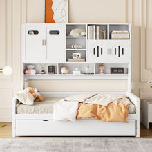Load image into Gallery viewer, Daybed &amp; All-In-One Cabinet And Shelf
