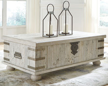 Load image into Gallery viewer, Carynhurst - Lift Top Cocktail Table - White Wash Gray
