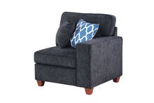 Load image into Gallery viewer, Lily - Sectional Sofa With Ottoman - Black
