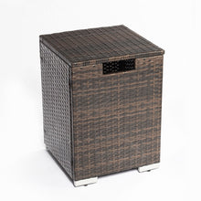 Load image into Gallery viewer, Outdoor Rectangle Fire Pit Table And Propane Tank Cover
