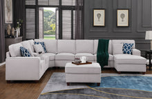 Load image into Gallery viewer, Eric - 9 Piece Upholstered Sectional With Ottoman
