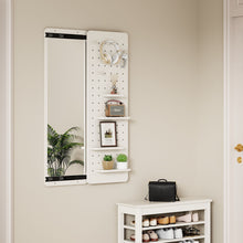 Load image into Gallery viewer, Wall Mounted Full Length Mirror With Shelf And Hook
