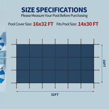 Load image into Gallery viewer, Swimming Pool Safety Cover - Blue
