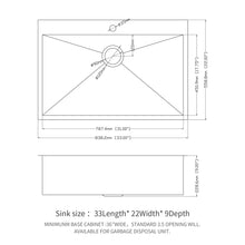 Load image into Gallery viewer, Stainless Steel Drop In Kitchen Sink, Topmount
