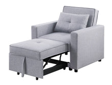 Load image into Gallery viewer, Zoey - Convertible Sleeper Chair With Side Pocket
