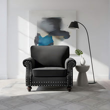 Load image into Gallery viewer, Upholstered Accent Armchair With Turned Legs For Living Room
