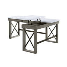 Load image into Gallery viewer, Talmar - Marble Top Weathered Writing Desk With Lift Top
