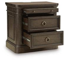 Load image into Gallery viewer, Wickenger - Two Drawer Night Stand - Dark Brown
