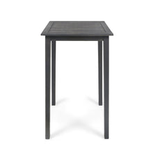 Load image into Gallery viewer, Outdoor Minimalist Acacia Wood Square Bar Table
