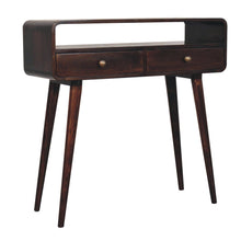 Load image into Gallery viewer, Solid Wood Curved Console Table
