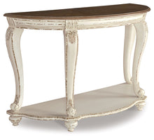 Load image into Gallery viewer, Realyn - Sofa Table - White / Brown
