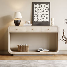 Load image into Gallery viewer, Console Table With 3 Drawers, Display Shelf
