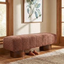 Load image into Gallery viewer, Modern Upholstered Dining Bench

