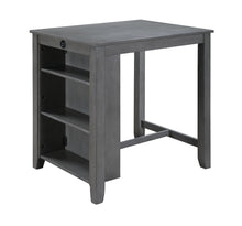 Load image into Gallery viewer, Graham - Small Space Counter Height Dining Table With USB Charging Ports And Shelves
