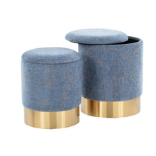 Load image into Gallery viewer, Marla - Contemporary Nesting Ottoman Set
