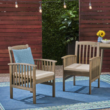 Load image into Gallery viewer, Casa - Acacia Dining Chair Set With Cushions,
