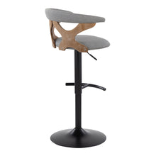 Load image into Gallery viewer, Gardenia - Contemporary Adjustable Barstool &amp; Swivel With Rounded T Footrest (Set of 2)
