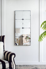 Load image into Gallery viewer, Traditional Decor Style Antique Glass Panel Mirror, Wall Mirror For Bathroom Entryway Console Lean Against Wall
