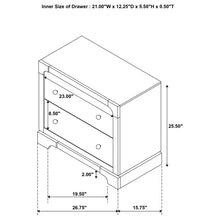 Load image into Gallery viewer, Sundance - 2 Drawer Nightstand - Dark Brown
