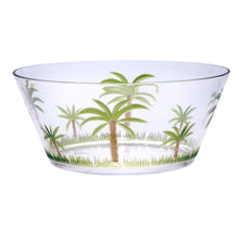 Load image into Gallery viewer, Palm Tree Acrylic Serving Bowls, Unbreakable Large Plastic Bowls

