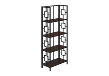 Load image into Gallery viewer, Bookshelf, Bookcase, Etagere, 4 Tier, For Office, Contemporary &amp; Modern - Espresso
