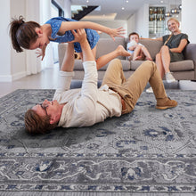 Load image into Gallery viewer, Marfi - 6' X 9' Oriental Area Rug - Gray / Blue
