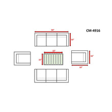 Load image into Gallery viewer, Stylish Sofa Seating Group With Cushions Perfect For Outdoor Gatherings
