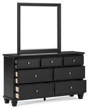 Load image into Gallery viewer, Lanolee - Dresser And Mirror - Black
