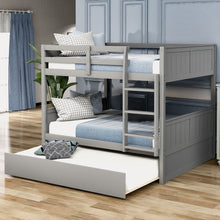 Load image into Gallery viewer, Bunk Bed With Twin Size Trundle
