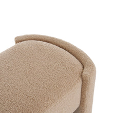 Load image into Gallery viewer, Simple Long Ottoman Bench - Light Camel
