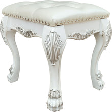 Load image into Gallery viewer, Dresden II - Vanity Stool - Bone White
