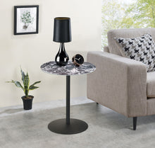 Load image into Gallery viewer, Circa - 17.5" End Table With Marble Textured Top
