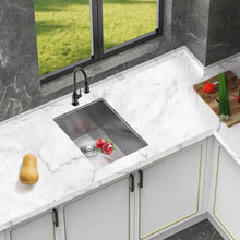 Load image into Gallery viewer, Modern Style Undermount Sink With Stainless Steel, Deep Single Bowl
