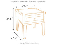 Load image into Gallery viewer, Todoe - Rectangular End Table - Dark Gray
