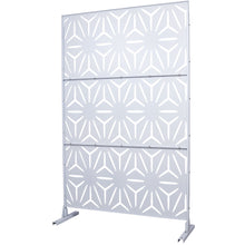 Load image into Gallery viewer, Outdoor &amp; Indoor Metal Privacy Screen, Freestanding Decorative Panels
