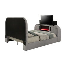 Load image into Gallery viewer, Shelyn - Bed With LED, TV Stand, Fireplace &amp; Bluetooth
