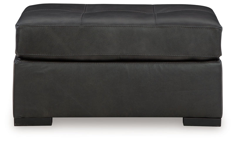 Brindley Pier - Oversized Accent Ottoman - Fog