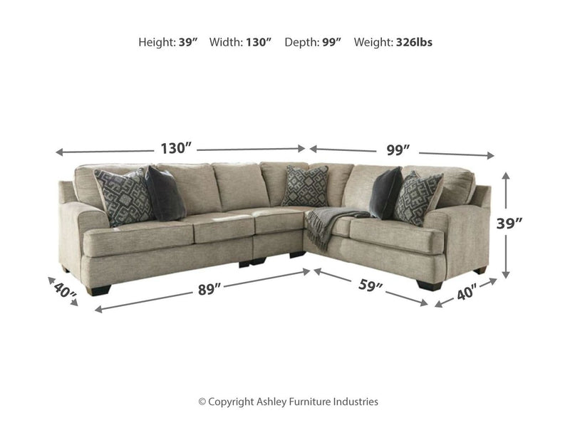 Bovarian - 4 Piece Sectional Set