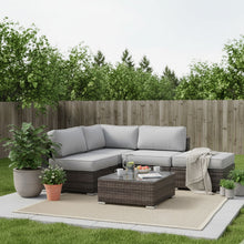 Load image into Gallery viewer, Seating Set With Cushions Handcrafted Wicker Design
