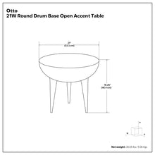 Load image into Gallery viewer, Otto - Cast Aluminum Side Table - Black
