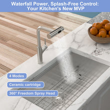Load image into Gallery viewer, 360° Pull Down Kitchen Faucet With 4 Spray Modes
