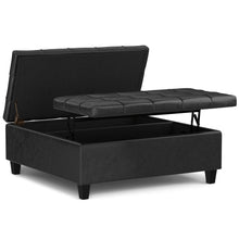Load image into Gallery viewer, Harrison - Upholstered Coffee Table Storage Ottoman
