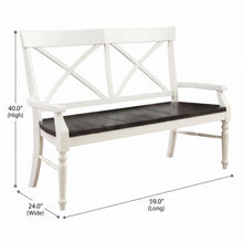 Load image into Gallery viewer, Mountina - Bench - Brown / White
