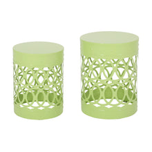 Load image into Gallery viewer, Outdoor Metal S/2 End Table
