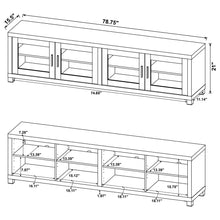 Load image into Gallery viewer, Arnaud - 4 Door TV Stand - Black
