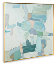 Load image into Gallery viewer, Wynburn - Wall Art - White / Blue / Green
