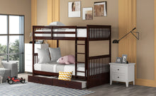 Load image into Gallery viewer, Bunk Bed With Ladders And 2 Storage Drawers
